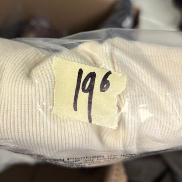 Free People Cardigan Sweater Womens Large Cream Open Front Ribbed Knit Boho - Picture 7 of 7